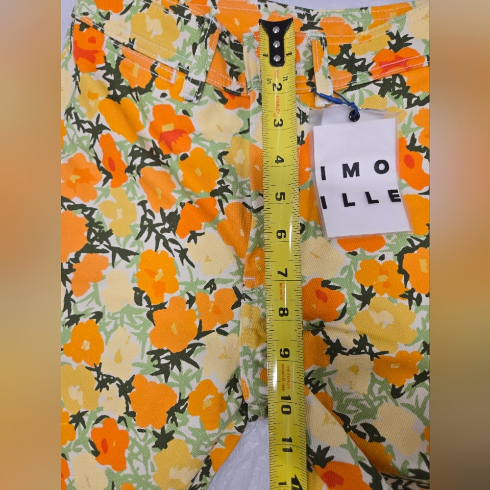 NWY Simon Miller Winter Blossom Floral Print Jeans MADE IN JAPAN‎ SZ 23 - Picture 10 of 16